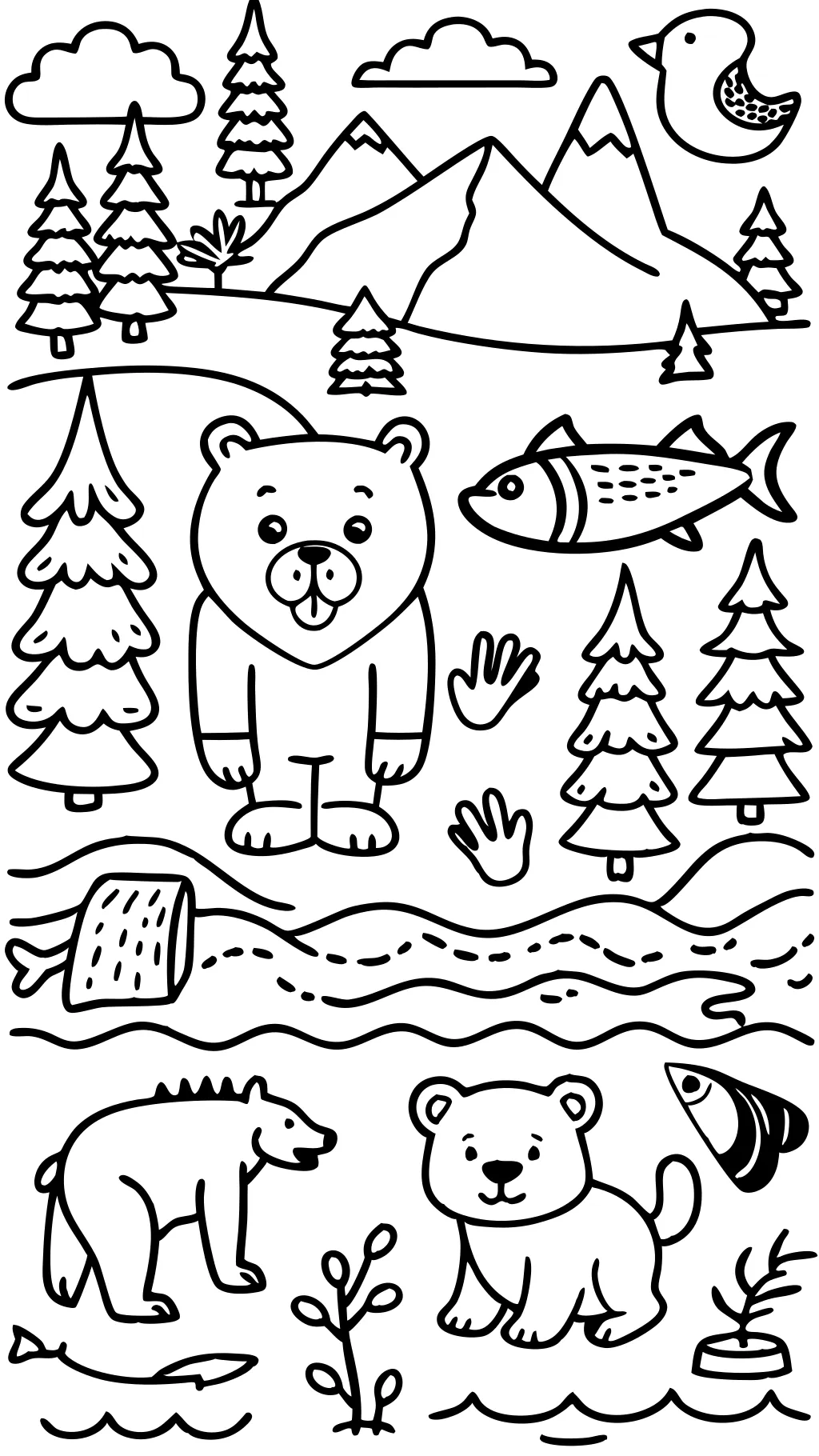 brown bear brown bear coloring pages